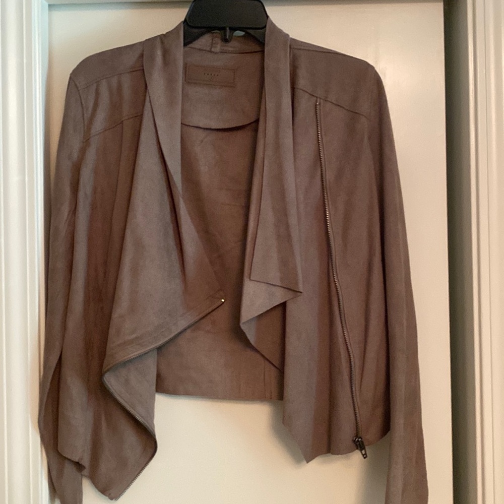 Faux suede jacket